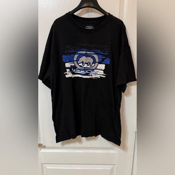 Ecko Unlimited Other - Ecko Unlimited Black and Blue Graphic T-Shirt 100% Cotton. 2XL Used